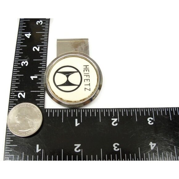 Vintage Heifetz  Money Clip Men Wallet ID Advertising - Picture 8 of 9